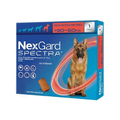 NexGard Spectra perros 30,1 - 60 kg (1 comprimido)