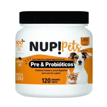 NUP pets  PRe& Probioticos  carne