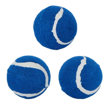 Pelotas MINISO Poliéster Azules  3 Piezas