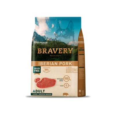 Bravery Iberian Pork Adult large/medium Breeds 4Kg
