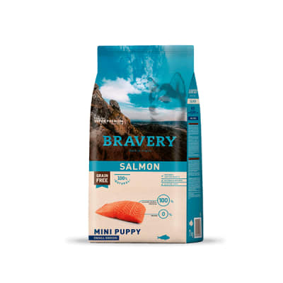 Bravery Salmon Mini Puppy Small Breeds 2Kg