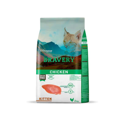 Bravery Chicken Kitten Cat 2Kg