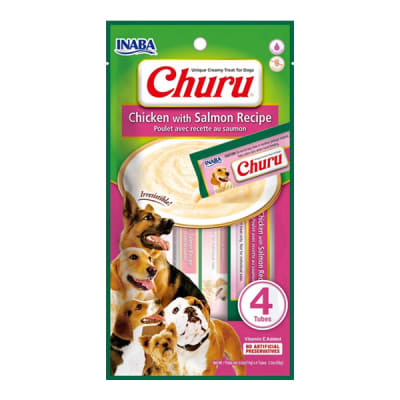 Churu Pollo con Salmón para perro 56 gr.