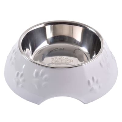 Plato huellitas desmontable color blanco