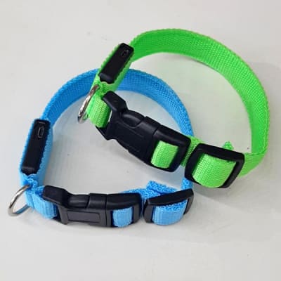 Correa Led USB Celeste o Verde