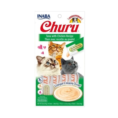 Churu Atún con Pollo para gato 56 gr.