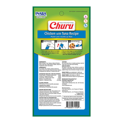 Churu Pollo con Atún para perro 56 gr.