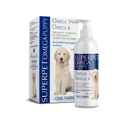 Superpet Omega Puppy Suplemento Nutricional para perros cachorros 125 ml