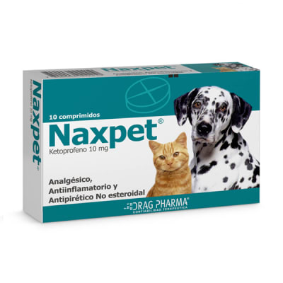 Naxpet Analgésico para perros y gatos 10 comprimidos 10 mg