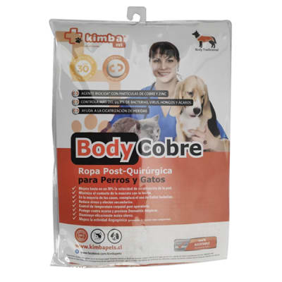 Body de Cobre Post Quirúrgico para Perros y Gatos (sin patas)