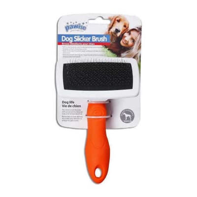 Cepillo Rasqueta Dog Slicker Brush Rectangular con cerdas de metal