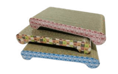 Rascador de piso con Catnip diseño mesa
