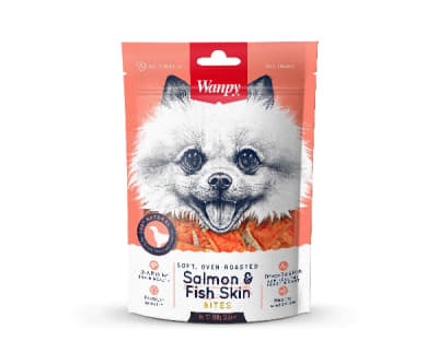 Wanpy Snack Perro Salmon & Fish Skin