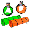 Juguete túnel Jackson Galaxy para gato color naranja o verde1