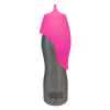 Bebedero portatil para mascotas k9, color acero y rosado1