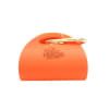 Porta bolsitas silicona naranja1