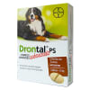 Antiparasitario interno Drontal Plus saborizado para perros desde 35 Kg1