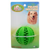 Juguete pelota dentada verde sabor vainilla1