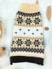 Sweater diseño copo nieve para perro pequeño3
