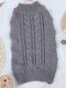 Sweater bordado gris para perro1