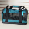 BOLSO PARA CABINA CON EXTENSIÓN PERRO Y GATO TURQUESA FAUNIMALS1