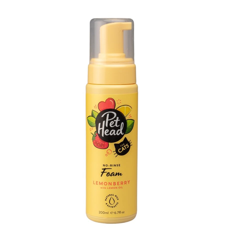 Pet Head Shampoo Seco Para Gato LemonBerry 200ml Faunimals