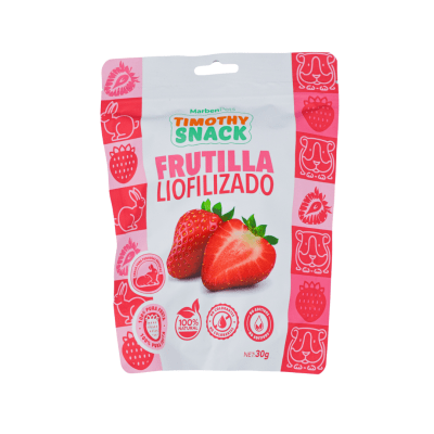 SNACK LIOFILIZADO FRUTILLA 30GR