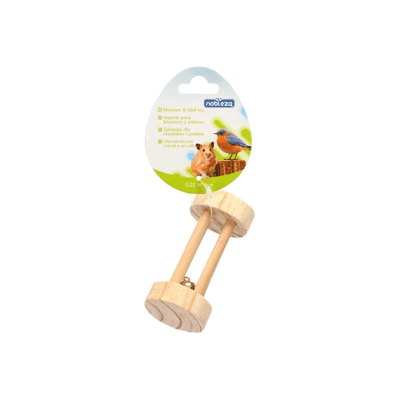 BARRIL DE MADERA CON CASCABEL