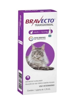 BRAVECTO GATO PIPETA 500mg 6.25 a 12.5kg