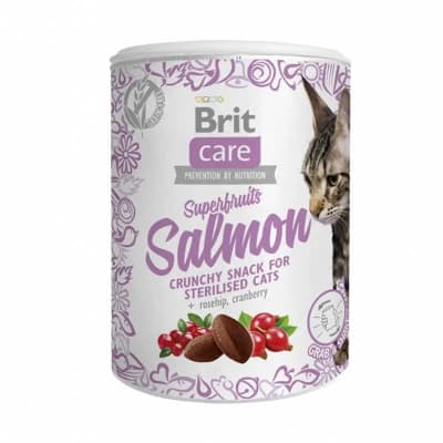 BRIT CARE CAT SUPERFRUITS SALMÓN 100gr