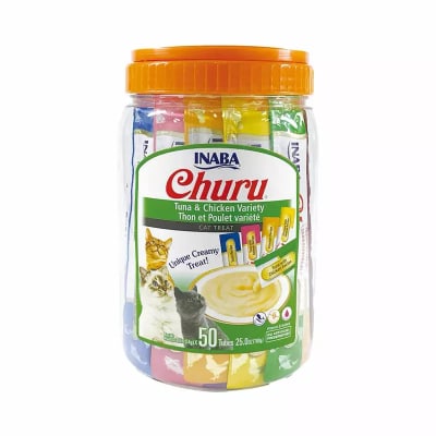 CIAO CHURU VARIEDADES 50U ATÚN  CON POLLO