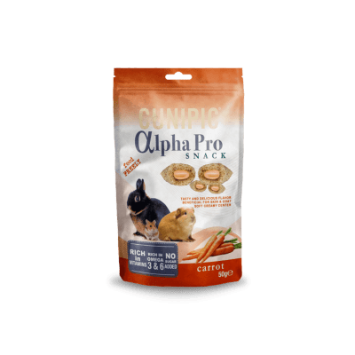 ALPHA PRO SNACK ZANHORIA 50GR