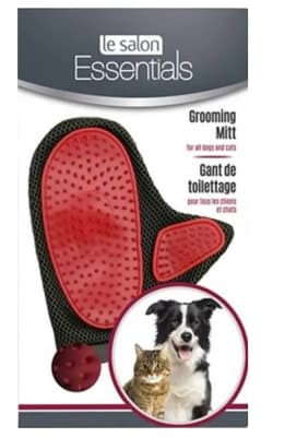 LE SALON ESSENTIALS GUANTE PARA CEPILLAR NEGRO ROJO