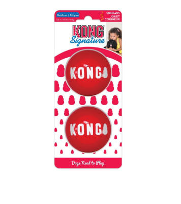 KONG SIGNATURE BALL 2 PACK M