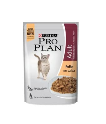 PRO PLAN GATO ADULTO POUCH POLLO 85gr