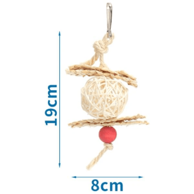 PELOTA DE MIMBRE CON TRIGO