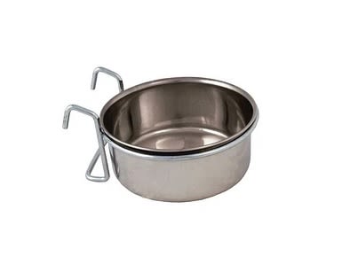 PLATO ACERO INOX. PARA AVES 280ml