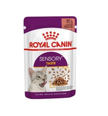 ROYAL CANIN POUCH GATO SENSORY TASTE GRAVY 85gr
