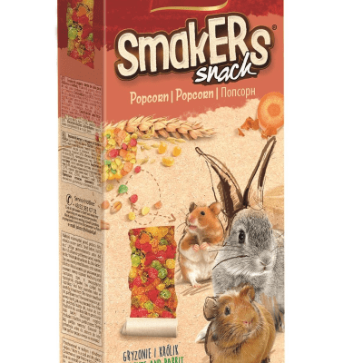 BARRITAS SMAKERS POPCORN PARA ROEDORES Y CONEJOS 90GR