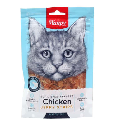 WANPY GATO SOFT CHIKEN JERKY STRIPS