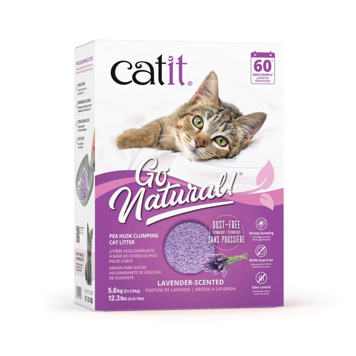 CATIT GO NATURAL ARENA BIODEGRADABLE LAVANDA 5.6kg1