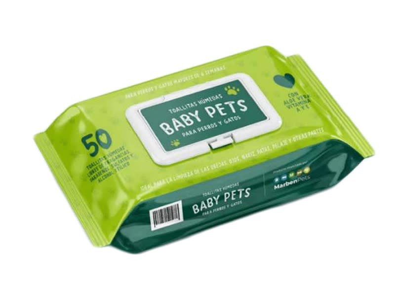 TOALLITA HUMEDA BABY PETS 50 UN1