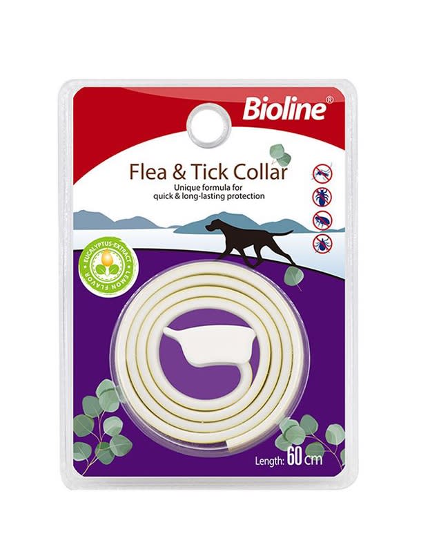 BIOLINE FLEAT & TICK COLLAR PERRO LIMON1