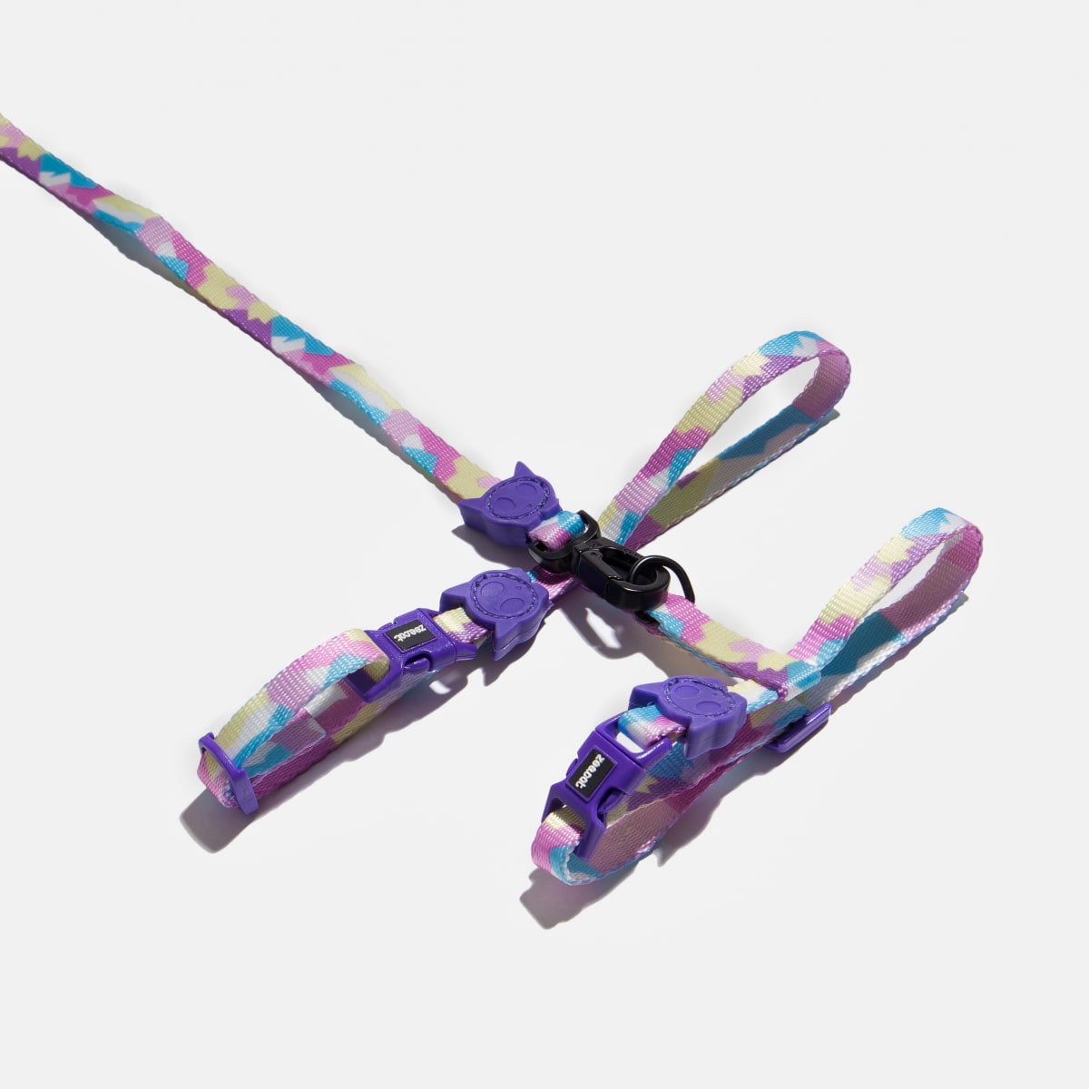 CANNAE ZEE.CAT HARNESS + LEASH SET CANDY1
