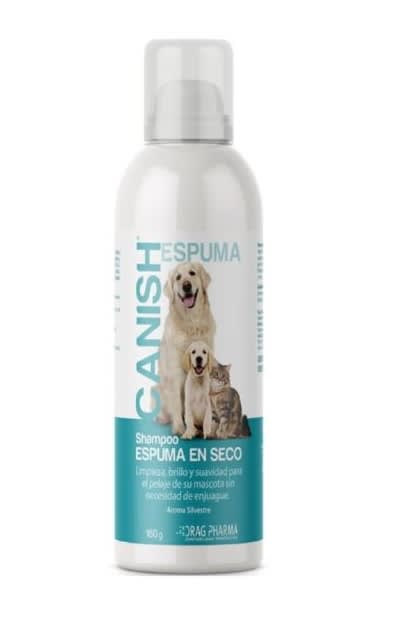 CANISH ESPUMA SHAMPOO SECO 160ml1