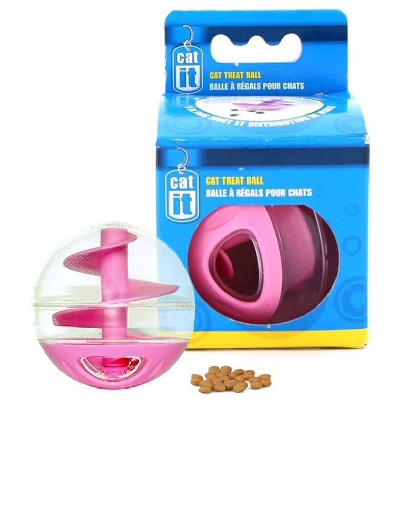 CATIT BOLA ALIMENTACION ROSA1