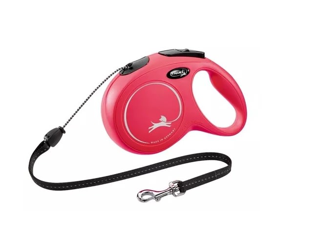 FLEXI NEW CLASSIC M ROJO CORDÓN 8 METROS1