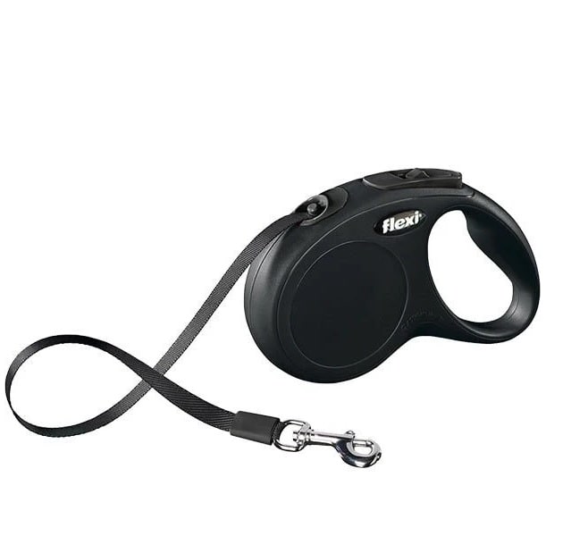 FLEXI NEW CLASSIC L  NEGRO, CINTA 5 METROS1