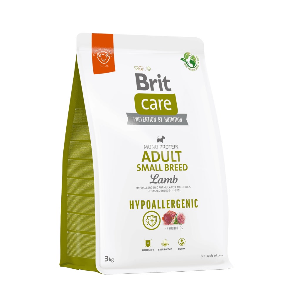 BRIT CARE ADULT SMALL BREED LAMB & RICE 3kg1