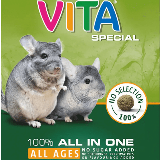 VITAKRAFT VITA SPECIAL ALIMENTO CHINCHILLAS 600GR1